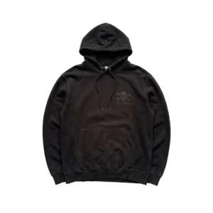 St. Pauli Bluza z Kapturem Czarna M Vintage Retro Streetwear - widok ogólny przód vintage