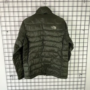 The North Face Kurtka Ocieplana Zielona L Vintage Streetwear - zdjęcie 3