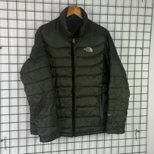 The North Face Kurtka Ocieplana Zielona L Vintage Streetwear - zdjęcie 4