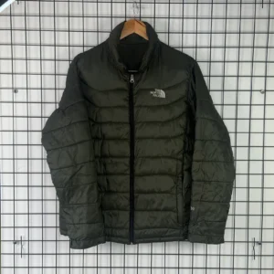 The North Face Kurtka Ocieplana Zielona L Vintage Streetwear - zdjęcie 2