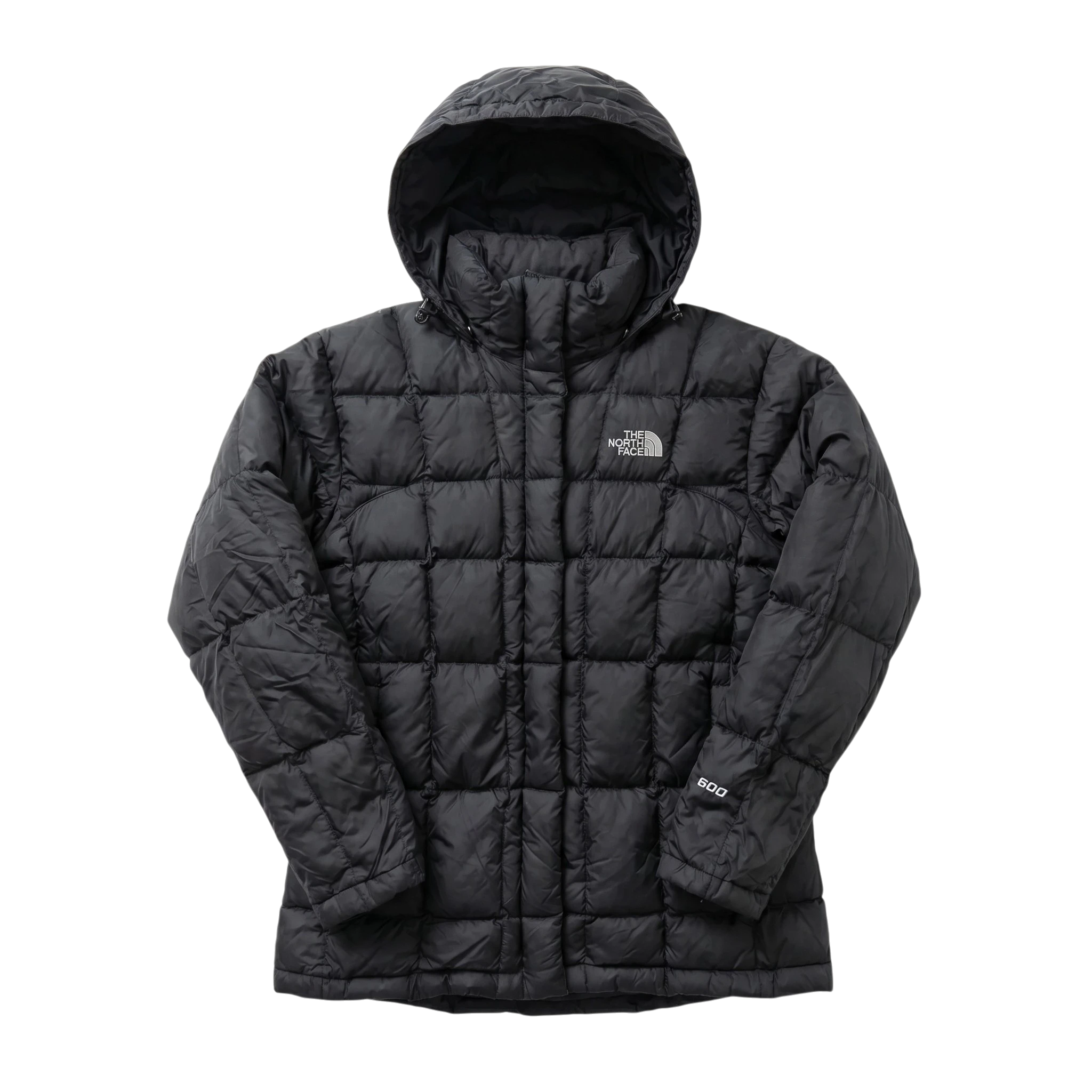 The North Face Kurtka Puchowa Damska XS Czarna Vintage - widok ogólny przód vintage
