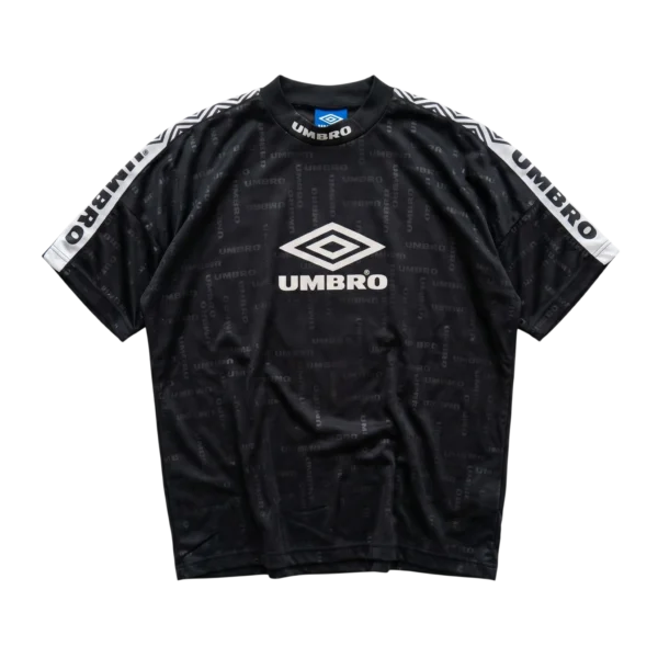 Umbro Koszulka Drill Top Logo XL Vintage Retro Streetwear - widok ogólny przód vintage