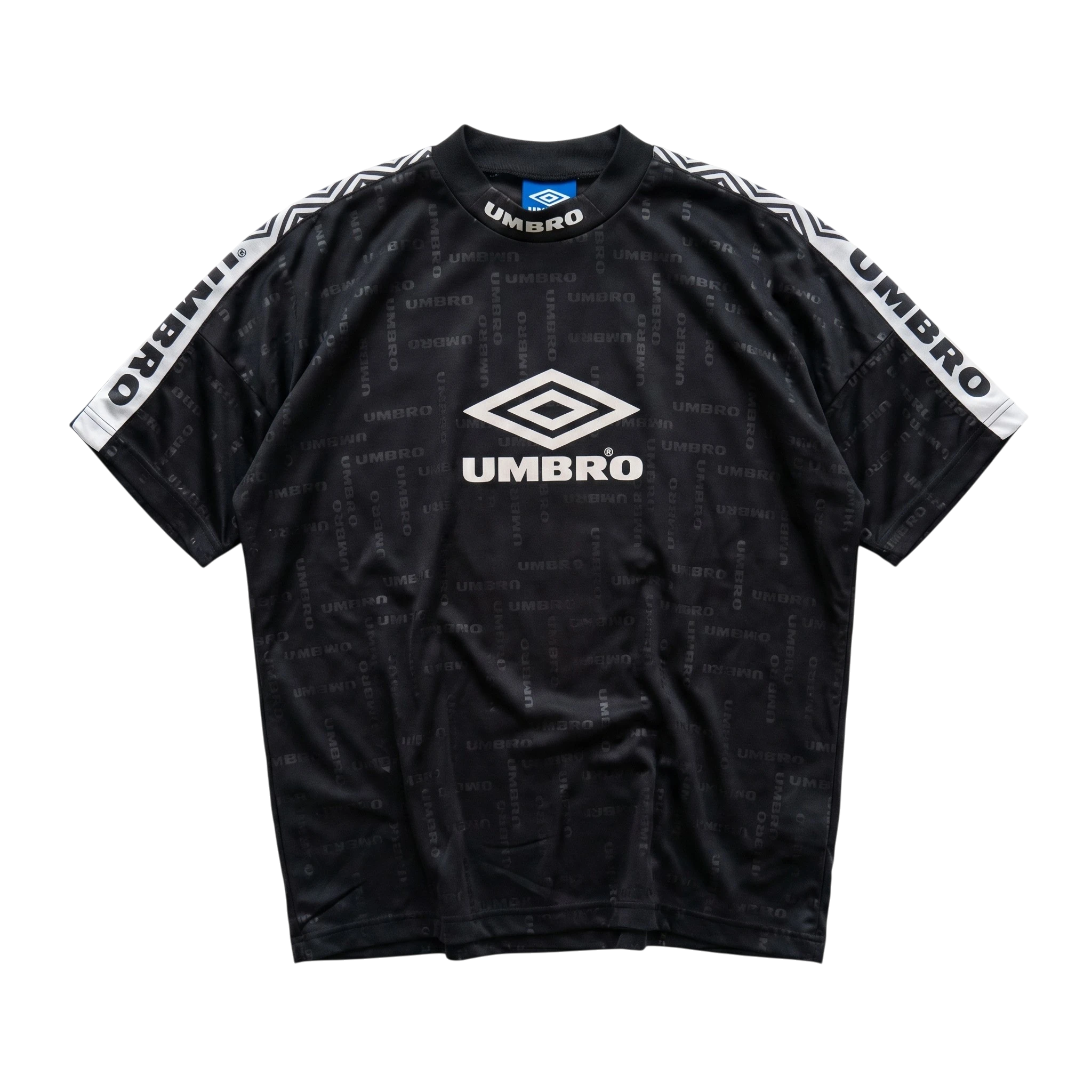Umbro Koszulka Drill Top Logo XL Vintage Retro Streetwear - widok ogólny przód vintage