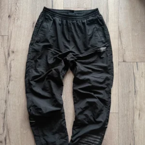 Umbro Spodnie Dresowe Trackpants Czarne L Vintage Streetwear - zdjęcie 3