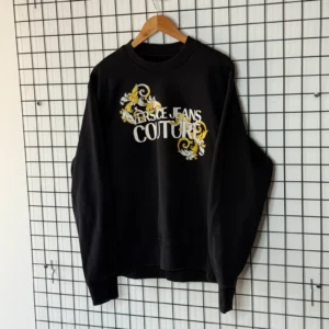 Versace Bluza Czarna Nadruk XL Vintage Streetwear Retro - zdjęcie 4