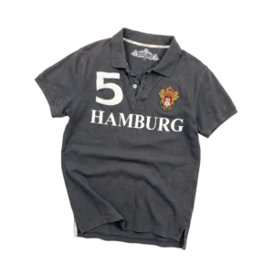 Vintage Love Koszulka Polo Hamburg M Vintage Streetwear - widok ogólny przód vintage