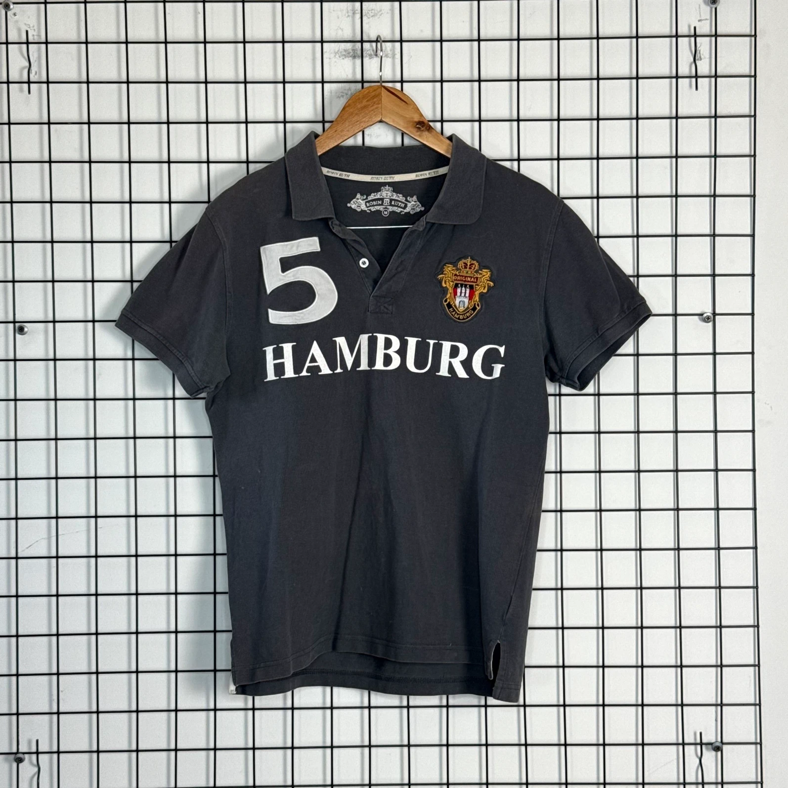 Vintage Love Koszulka Polo Hamburg M Vintage Streetwear - zdjęcie 2