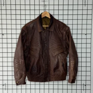 Vintage Love Kurtka Bomberka Brązowa M Vintage Streetwear - zdjęcie 2