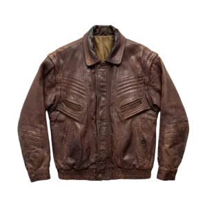 Vintage Love Kurtka Bomberka Brązowa M Vintage Streetwear - widok ogólny przód vintage