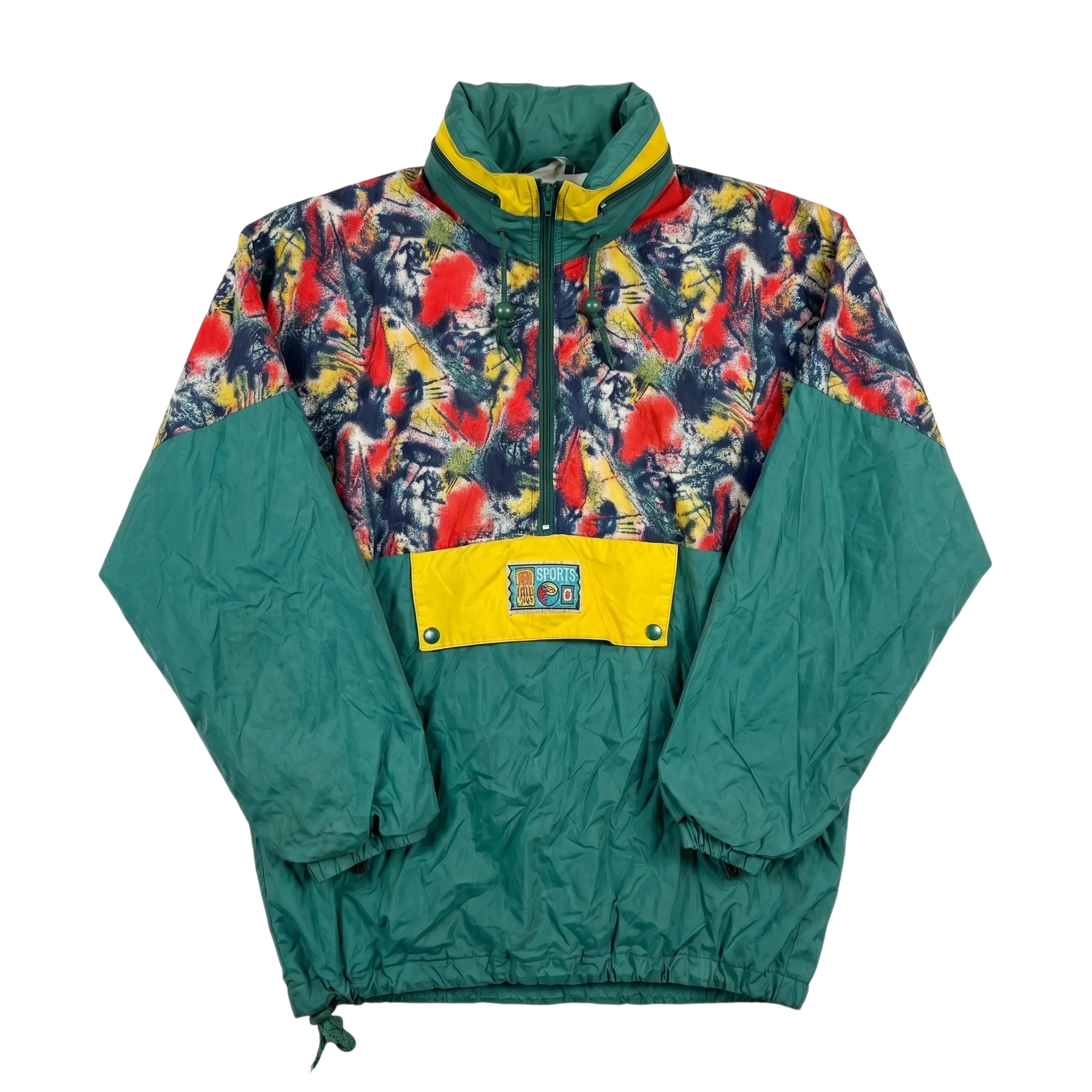 Vintage Love Kurtka Wiatrówka Retro L Vintage Streetwear - widok ogólny przód vintage