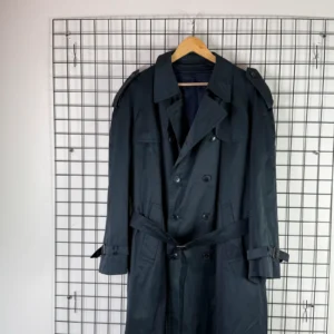 Vintage Love Płaszcz Trench Granatowy M Vintage Streetwear - zdjęcie 3