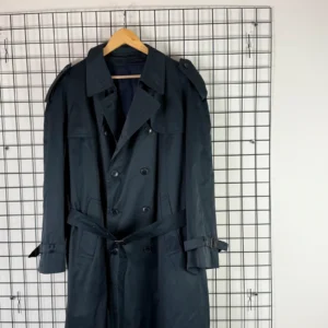 Vintage Love Płaszcz Trench Granatowy M Vintage Streetwear - zdjęcie 4