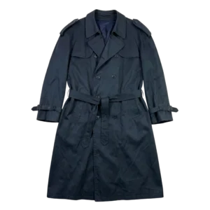 Vintage Love Płaszcz Trench Granatowy M Vintage Streetwear - widok ogólny przód vintage
