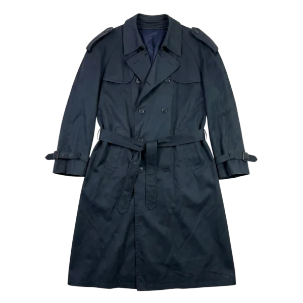 Vintage Love Płaszcz Trench Granatowy M Vintage Streetwear - widok ogólny przód vintage