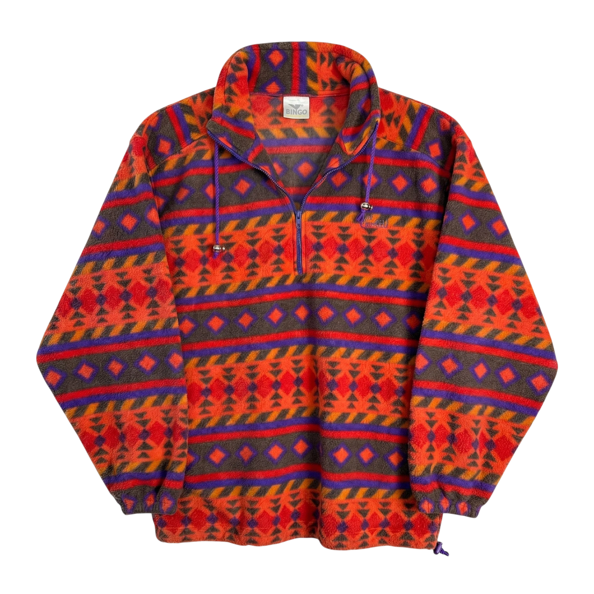 Vintage Love Polar Kolorowy Retro Streetwear L Vintage - widok ogólny przód vintage