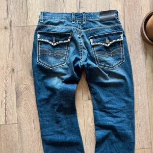 Vintage Love Spodnie Jeansy Rock z Przeszyciami L Vintage - zdjęcie 4