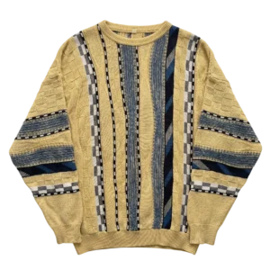 Vintage Love Sweter Pleciony Retro Streetwear L Vintage - widok ogólny przód vintage