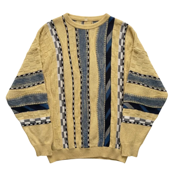 Vintage Love Sweter Pleciony Retro Streetwear L Vintage - widok ogólny przód vintage
